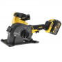 Штроборіз акумуляторний DeWALT, 54 В XR FLEXVOLT Li-ion, безщітковий, діаметр диска 125 х 22.23 мм, 2 акумулятори 6 А/год, зарядний пристрій, валіза системи TSTAK