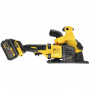 Штроборіз акумуляторний DeWALT, 54 В XR FLEXVOLT Li-ion, безщітковий, діаметр диска 125 х 22.23 мм, 2 акумулятори 6 А/год, зарядний пристрій, валіза системи TSTAK