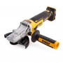 Шліфмашина кутова акумуляторна безщіткова DeWALT, 18 B XR Li-ion, d = 125 мм, 9000 об/хв, вага 1.8 кг, без акумулятору та зарядного пристрою