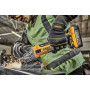 Шліфмашина кутова акумуляторна безщіткова DeWALT, 18 B XR Li-ion 5 А/год, d = 125 мм, 9000 об/хв, 2 акумулятори PowerStack 5 А/год, зарядний пристрій, TSTAK, вага 1.74 кг