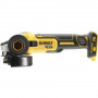 Шліфмашина кутова акумуляторна безщіткова DeWALT, 18 B XR Li-ion, d = 125 мм, 9000 об/хв, вага 1.74 кг, без акумулятору, зарядного пристрою та валізи