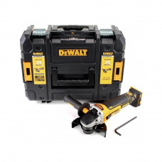 Шліфмашина кутова акумуляторна безщіткова DeWALT, 18 B XR Li-ion, d = 125 мм, 9000 об/хв, вага 1.74 кг, валіза, без акумулятора та зарядного пристрою