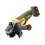 Шліфмашина кутова акумуляторна безщіткова DeWALT, 18 B XR Li-ion, d = 125 мм, 9000 об/хв, вага 1.74 кг, без акумулятору та зарядного пристрою