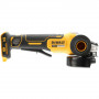 Шліфмашина кутова акумуляторна безщіткова DeWALT, 18 B XR Li-ion, d = 125 мм, 9000 об/хв, вага 1.74 кг, без акумулятору та зарядного пристрою