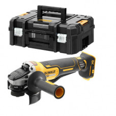Шліфмашина кутова акумуляторна безщіткова DeWALT, 18 B XR Li-lon, d = 125 мм, 9000 об/хв, вага 1.74 кг, валіза, без акумулятора та зарядного пристою