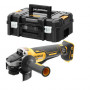 Шліфмашина кутова акумуляторна безщіткова DeWALT, 18 B XR Li-lon, d = 125 мм, 9000 об/хв, вага 1.74 кг, валіза, без акумулятора та зарядного пристою