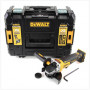 Шліфмашина кутова акумуляторна безщіткова DeWALT, 18 B XR Li-lon, d = 125 мм, 9000 об/хв, вага 1.74 кг, валіза, без акумулятора та зарядного пристою
