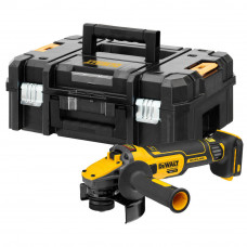 Шліфмашина кутова акумуляторна безщіткова DeWALT, 18 B XR Li-ion FLEXVOLT ADVANTAGE, d = 125 мм, 9000 об/хв, вага 1.81 кг, валіза, без акумуляторів та зарядного пристою,TSAK
