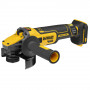 Шліфмашина кутова акумуляторна безщіткова DeWALT, 18 B XR Li-ion FLEXVOLT ADVANTAGE, d = 125 мм, 9000 об/хв, вага 1.81 кг, валіза, без акумуляторів та зарядного пристою,TSAK