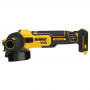 Шліфмашина кутова акумуляторна безщіткова DeWALT, 18 B XR Li-ion FLEXVOLT ADVANTAGE, d = 125 мм, 9000 об/хв, вага 1.81 кг, валіза, без акумуляторів та зарядного пристою,TSAK