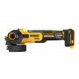 Шліфмашина кутова акумуляторна безщіткова DeWALT, 18 B XR Li-ion, d = 125 мм, 3000-9000 об/хв, без акумуляторів і зарядного пристрою, картон, вага 1.85 кг