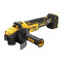 Шліфмашина кутова акумуляторна безщіткова DeWALT, 18 B XR Li-ion, d = 125 мм, 3000-9000 об/хв, без акумуляторів і зарядного пристрою, картон, вага 1.85 кг