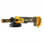 Шліфмашина кутова акумуляторна безщіткова DeWALT, 18 B XR Li-ion, d = 125 мм, 3000-9000 об/хв, без акумуляторів і зарядного пристрою, картон, вага 1.85 кг
