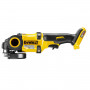 Шліфмашина кутова акумуляторна безщіткова DeWALT, XR FLEXVOLT 54 B, Li-ion, d = 125 мм, 9000 об/хв, вага 2.18 кг, валіза, 2 акумулятори 3 А/год, зарядний пристрій