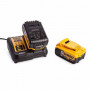 Прямошлифовальна машина безщіткова, DeWALT, 18 В XR Li-ion, 10000-25000 об/хв, цанга 6 мм, вага 1.2 кг, 2 акумулятора, ЗУ