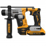Перфоратор акумуляторний безщітковий DeWALT, SDS PLUS, 18 В XR Li-ion, 2 режими, 1.4 Дж, 0-1060 об/хв, 0-4980 уд/хв, 2 акумулятори 2 А/год, зарядний пристрій, валіза, вага 1.8 кг