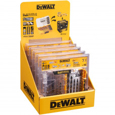 Набір свердел по металу DeWALT EXTREME Black & Gold, HSS-G, 10 од: d = 3, 3.5, 4, 4.5, 5 (2шт), 6 (2шт), 8, 10 мм, 1/4 дюйма, tough case