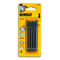 Полотно пильне DeWALT для деревини, швидке, пряме розпилювання, загальна довжина 100 мм, робоча довжина 68 мм, відстань між зубами 4 мм, матеріал застосування - деревина, ДСП, МДФ, столярні плити, фанера, пластик, ма