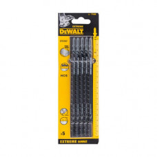 Полотно пильне DeWALT для деревини, швидке, грубе розпилювання, загальна довжина 180 мм, робоча довжина 155 мм, відстань між зубами 4 мм, матеріал застосування - товсті дерев'яні дошки, макс. Глибина пропилу 120 мм,