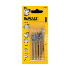 Полотно пильне DeWALT для деревини, чисте фігурне розпилювання, загальна довжина 76 мм, робоча довжина 47 мм, відстань між зубами 1.4 мм, матеріал застосування - м'яка деревина, фанера, плити з покриттям, макс. глиби