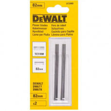 Ножі для рубанка DeWALT, двосторонні, матеріал ТСТ, L = 82 мм, одна пара.