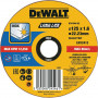 Круг відрізний DeWALT INOX Long Life, нержавіюча сталь/листовий метал, 125 х 1.6 х 22.23 мм