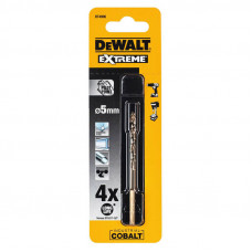 Свердло по металу DeWALT EXTREME INDUSTRIAL COBALT HSS-CO, діаметр 5 мм, загальна довжина 86 мм, робоча довжина 46 мм