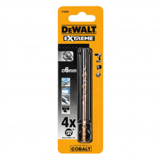 Свердло по металу DeWALT EXTREME INDUSTRIAL COBALT HSS-CO, діаметр 6 мм, загальна довжина 93 мм, робоча довжина 52 мм