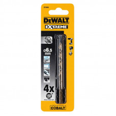 Свердло по металу DeWALT EXTREME INDUSTRIAL COBALT HSS-CO, діаметр 6.5 мм, загальна довжина 101 мм, робоча довжина 58 мм