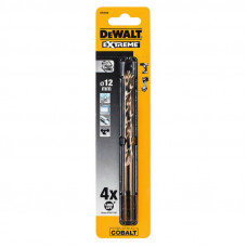 Свердло по металу DeWALT EXTREME INDUSTRIAL COBALT HSS-CO, діаметр 12 мм, загальна довжина 151 мм, робоча довжина 98 мм