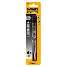 Свердло по металу DeWALT EXTREME INDUSTRIAL COBALT HSS-CO, діаметр 9.5 мм, загальна довжина 125 мм, робоча довжина 78 мм
