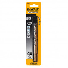 Свердло по металу DeWALT EXTREME INDUSTRIAL COBALT HSS-CO, діаметр 10.5 мм, загальна довжина 133 мм, робоча довжина 84 мм