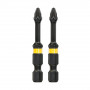Набір біт DeWALT, IMPACT TORSION EXTREME, ударні, Pozidriv,Pz2, L = 57 мм, 2 од