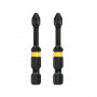 Набір біт DeWALT, ударні, IMPACT TORSION, Philips, Ph2, L = 57 мм, 2 од