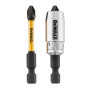 Набір біт і насадок DeWALT "IMPACT TORSION", ударні, Pz2, L = 50 мм, 2 од + магнітний тримач шурупів