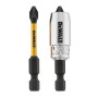 Набір біт і насадок DeWALT "IMPACT TORSION", ударні, Ph2, L = 50 мм, 2 од + магнітний тримач шурупів