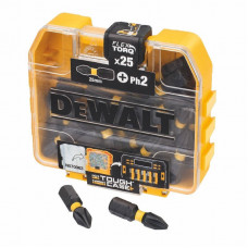 Набір біт DeWALT, EFT, Phillips, Ph2, L = 25 мм, 25 од, кейс