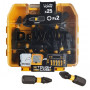 Набір біт DeWALT "EXTREME FLEXTORQ", Pozidriv, Pz2, L = 25 мм, 25 од, кейс