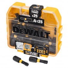 Набір біт DeWALT "EXTREME FLEXTORQ", Torx, T25, L = 25 мм, 25 од, кейс системи TOUGH CASE