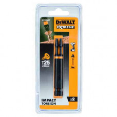 Набір біт DeWALT "IMPACT TORSION", ударні, Torx, T25, L = 89 мм, 2 од