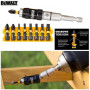 Набір біт DeWALT "IMPACT TORSION", ударні, Torx, Philips, Pozidriv, L = 25 мм - Ph2, Pz2, Т10, Т15, Т20, T25, Т30, шарнірний утримувач насадок, 10 од