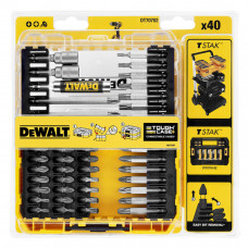 Набір біт і насадок DeWALT, Phillips, Pozidriv, Torx, Ph1, Ph2, Ph3, Pz2, Pz3, T10, T15, T20, T25, T30, L = 25, 50, 85 мм, 41 од, кейс