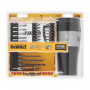 Набір біт і свердел DeWALT Phillips, Pozidriv, Torx, Pz2, Pz3, Ph2, T10, T15, T20, T25, T30, L = 25, 50 мм, 25 од, термокружка, кейс ToughCase