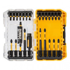 Набір біт DeWALT "EXTREME FLEXTORQ", Phillips, Pozidriv, Torx, Slotted, L = 25 мм - Pz2, Pz3, T20, T25, T30, Sl6, L = 57 мм - Pz2, Pz3, Ph2, L = 85 мм - Ph2, Pz2, T20, 25 од, кейс