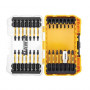 Набір біт DeWALT "EXTREME FLEXTORQ", Phillips, Pozidriv, Torx, L = 25 мм - T10, T15, T20, T25, T30, T20 securityx 1, T25 securityx 1, L = 57 мм - Pz2, Pz3, Ph2, T10, T15, T20, T25, T30, 29 од, кейс