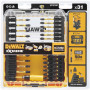 Набір біт DeWALT "EXTREME FLEXTORQ", Phillips, Pozidriv, Torx, L = 25 мм - Pz1, Pz2, Pz3, Ph2, Ph3, T20, T25, L = 57 мм - Pz1, Pz2, Pz3, Ph1, Ph2, T20, T25, T30, 31 од, кейс