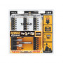 Набір біт DeWALT, EXTREME FlexTorq, Phillips, Pozidriv, Torx, Pz1, Pz2, Pz3, Ph1, Ph2, Ph3, T10, T15, T20, T25, T30, Pz2, Ph2, L = 25 мм, 33 од, кейс