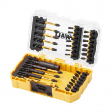 Набір біт і насадок DeWALT "EXTREME FLEXTORQ", Phillips, Pozidriv, Torx, Slotted, Ph2, Pz1, Pz2, Pz3, T15, T20, T25, T30, SL6, L = 25, 57, 85 мм, 32 од, кейс