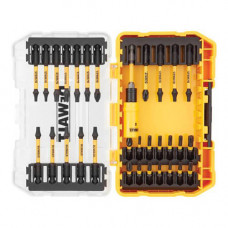 Набір біт DeWALT "EXTREME FLEXTORQ", Phillips, Pozidriv, Torx, L = 25 мм - Pz2, Ph2, T10, T15, T20, T25, T30, T20 security, T25 security, L = 57 мм - Pz2, Ph2, T10, T15, T20, T25, 31 од, кейс
