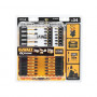Набір біт DeWALT "EXTREME FLEXTORQ", Phillips, Pozidriv, L = 25 мм - Pz1, Pz2 , Pz3, Ph1, Ph2 , Ph3, T20, T25, L = 57 мм - Pz1, Pz2 , Pz3, Ph1, Ph2, T20, T25, 34 од, кейс